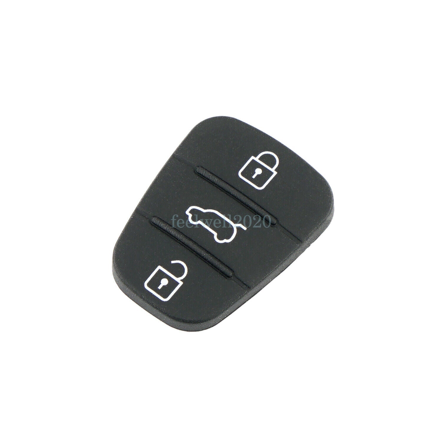 3 Button Key Case Rubber Pad Insert For Kia Ceed Rio Picanto Sportage Sorento