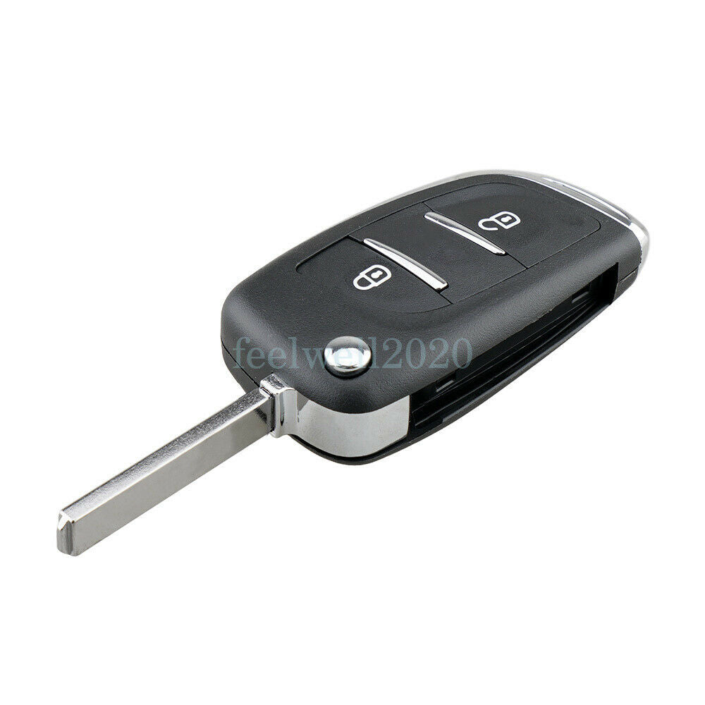 2 BTN Remote Key Fob Case For Citroen Berlingo Dispatch  Peugeot Partner Expert