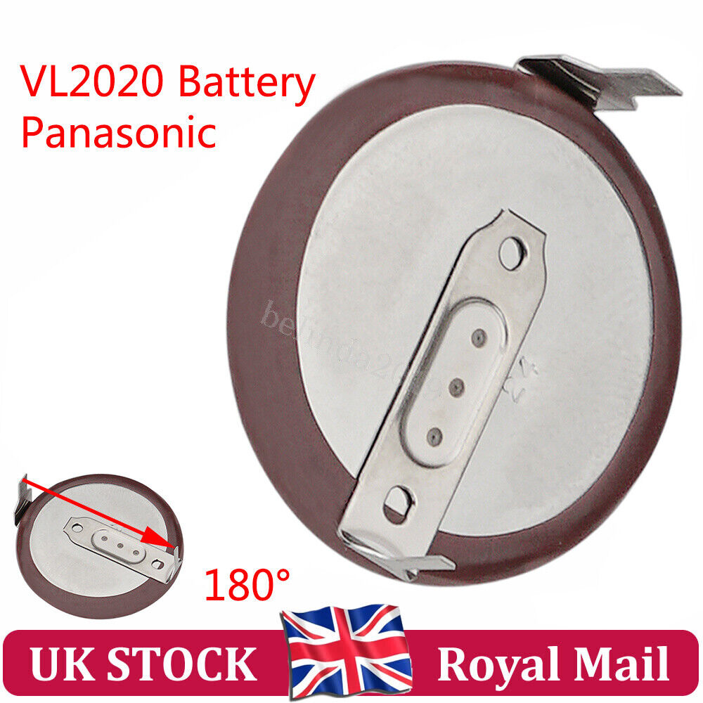 Panasonic VL2020 Rechargeable Battery for BMW X3 X5 Z4 E38 E39 E91 E46 Key Fob