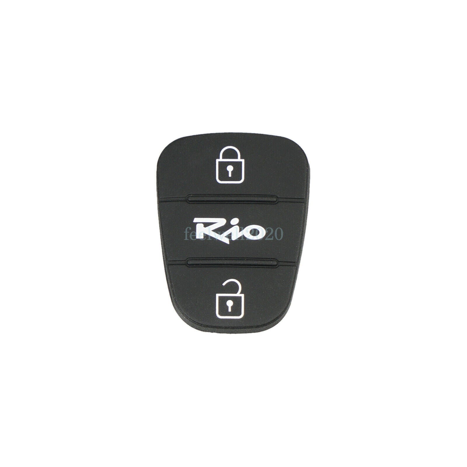 3 Button Rubber Pad for Kia Rio Flip Remote Key Fob Replacement