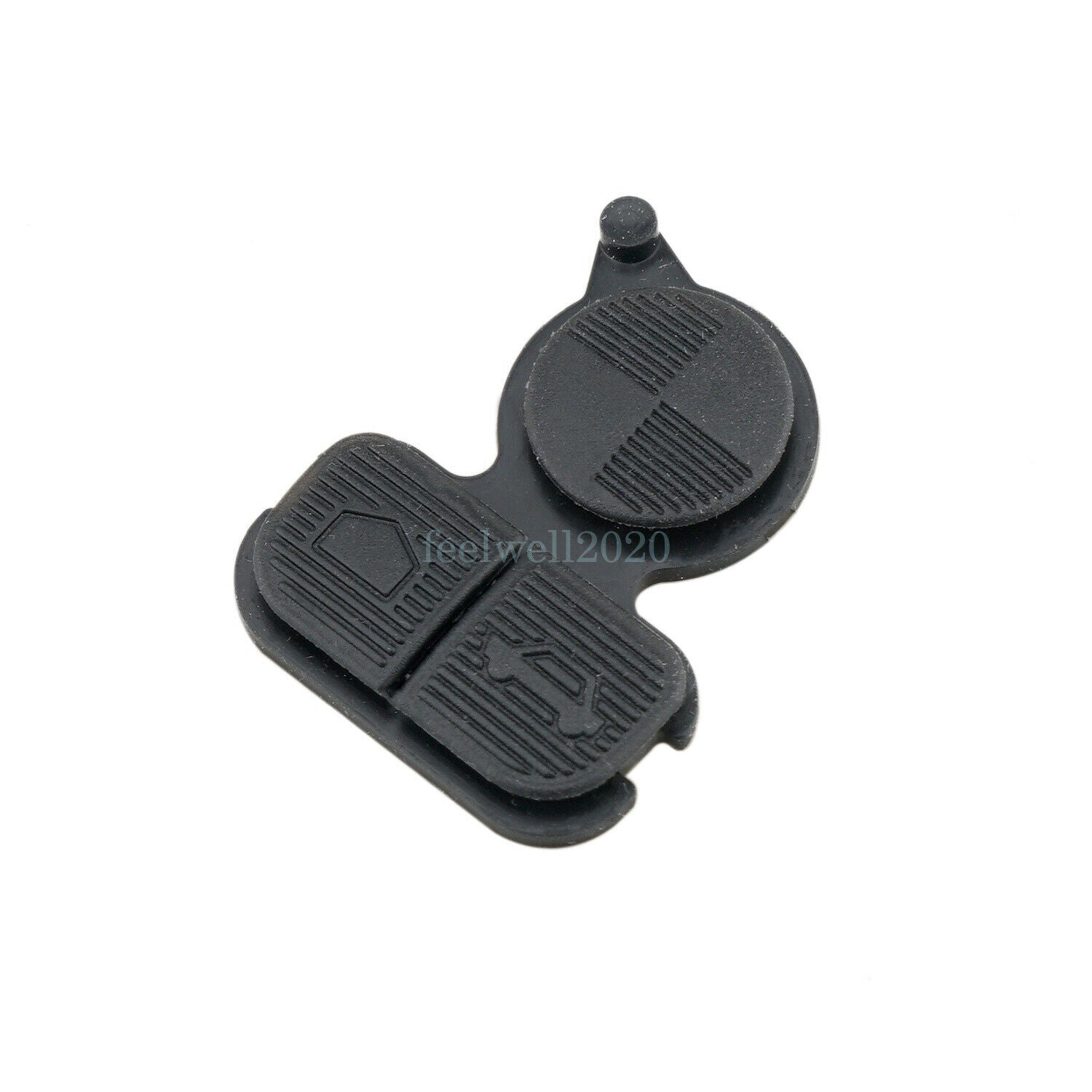 2PCS Rubber Key Shell Pad For BMW 3 5 7 Series E36 E38 E39 E46 Z3 Z4 X3 X5