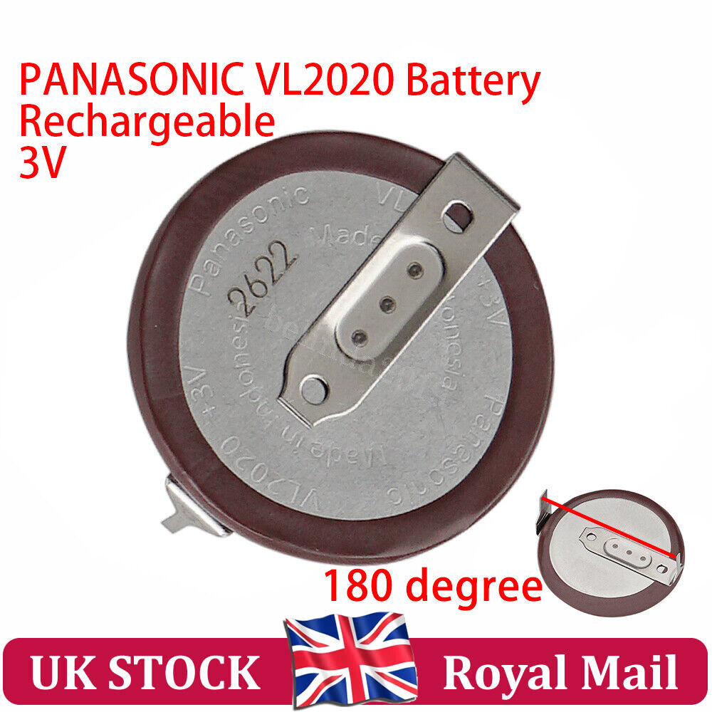 Remote Key Fob Panasonic VL2020 Battery for BMW Mini Cooper S R56 2006-2013 180°