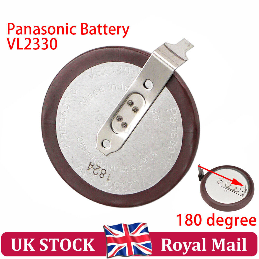 VL2330 Rechargeable Panasonic Battery for Land Rover Discovery 3 Remote Key Fob