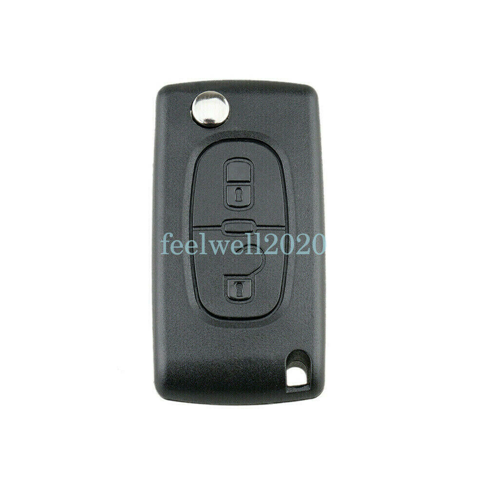 2 Button For Citroen C2 C3 Remote Flip Key Fob Case Shell Cover VA2 Blade CE0536