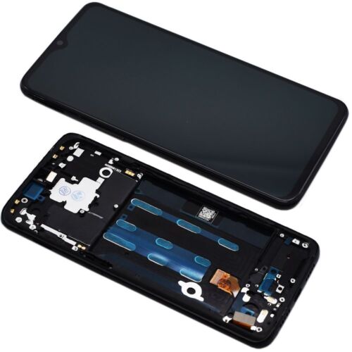 For OnePlus 6T Touch OLED Screen Assembly Chassis Buttons Black Replacement