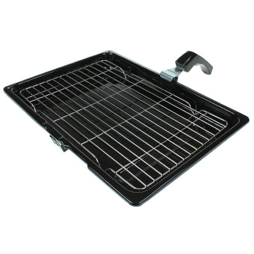 Direct Replacement Oven Grill Pan Rack Tray & Handle For Beko Ovens 380X275mm