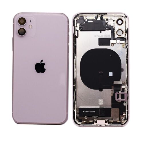 Back Housing Original Pull Reclaimed For iPhone 11 Purple Replacement Grade B