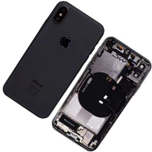 Back Housing Original Pull Reclaimed For iPhone X Black Replacement Grade A