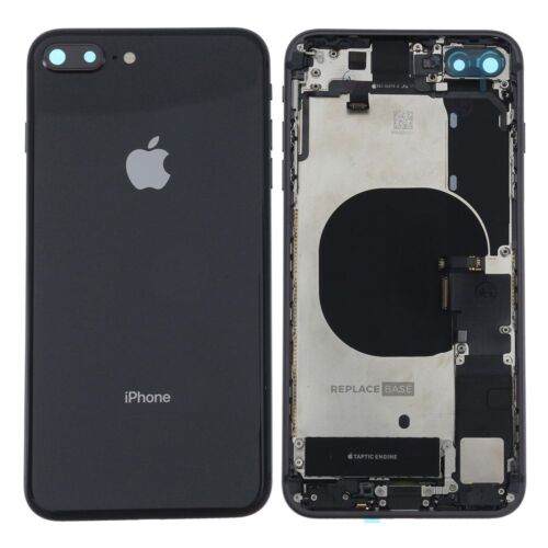 Back Housing Original Reclaimed For iPhone 8 Plus Black Replacement Grade A