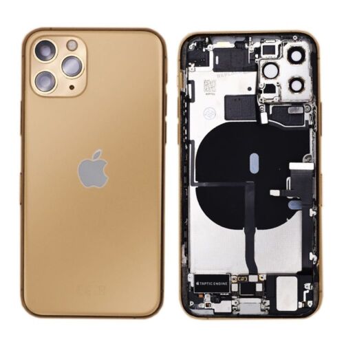 Back Housing Original Reclaimed For iPhone 11 Pro Gold Replacement Grade C