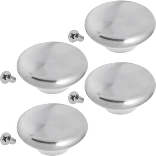 Le Creuset Cooker Oven Pots & Pans Stainless Steel Lid Handle Knobs - Pack of 4