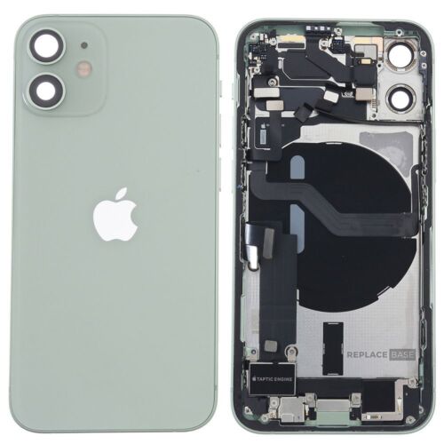 Back Housing Original Reclaimed For iPhone 12 Mini Green Replacement Grade C