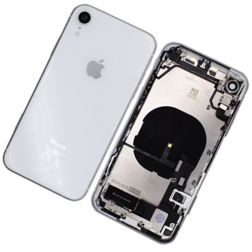 Back Housing Original Pull Reclaimed For iPhone XR White Replacement Grade A