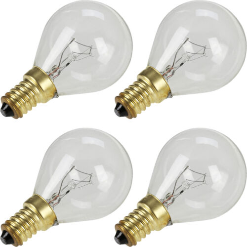 4 X Universal Cooker Hood Lamp Light Bulbs 40W 240V SES E14 300° Heat Resistant