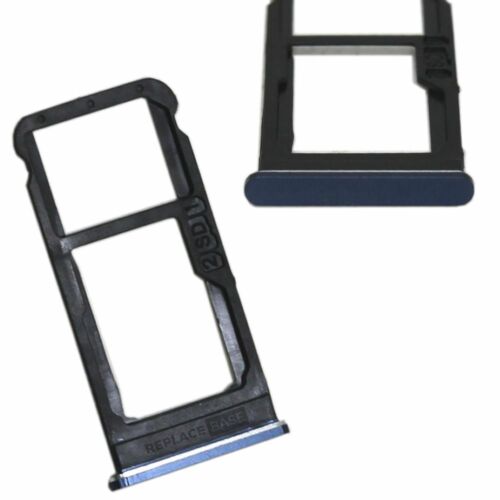 SIM SD Tray For Nokia 6.1 Replacement BAQ & Card Holder Blue