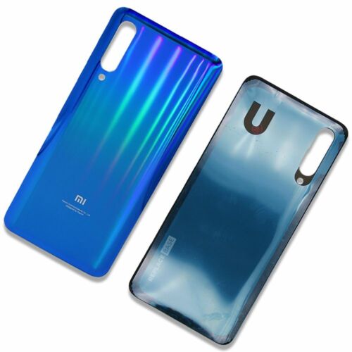 Rear Cover For Xiaomi Mi 9 Replacement BAQ Battery Panel With Adhesive Blue