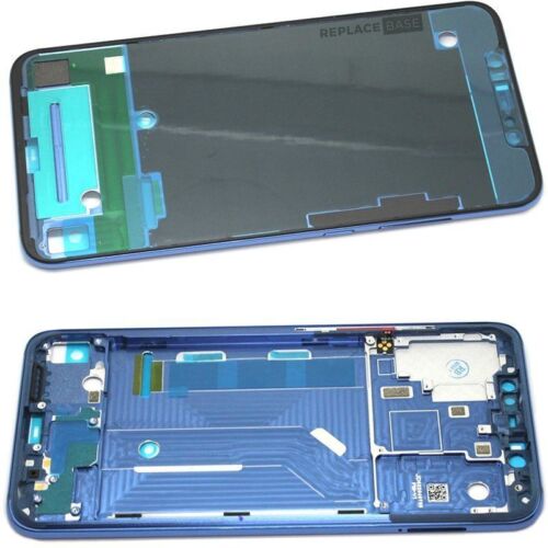 Replacement Mid Frame Chassis With Power Volume Buttons For Xiaomi Blue Mi 8