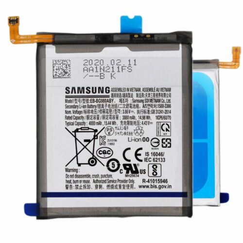 Battery For Samsung Galaxy S20 G980 EB-BG980ABY 4000mAh Replacement Service Pack