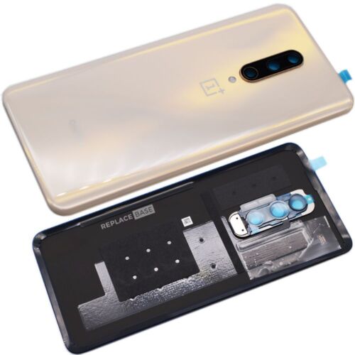 Battery Cover For OnePlus 7 Pro Replacement Rear Panel Adhesive Almond Part