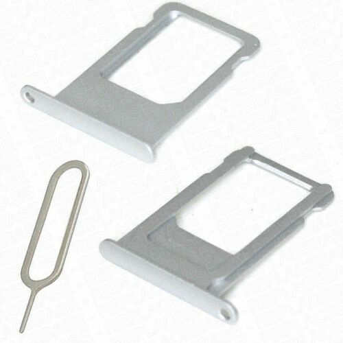 SIM Tray For iPhone 6s Plus Eject Pin Silver Replacement Card Slot Holder Part