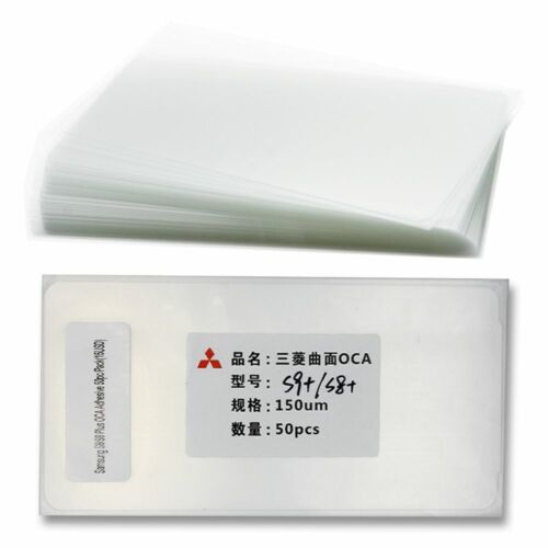 50x Mitsubishi Film Sheet For Samsung S20 Ultra G988 Clear Polarizing Adhesive