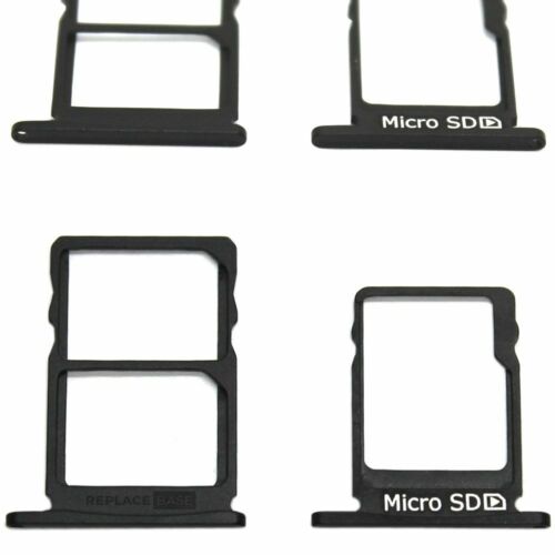 SIM SD Tray For Nokia 5 Slot Holder Socket Part Set Black 4x Replacement Card