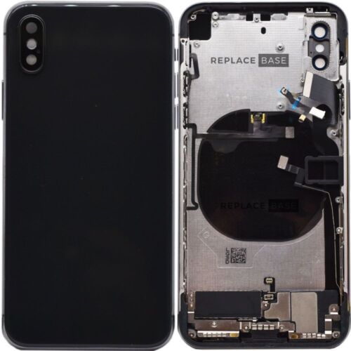 Rear Housing For Apple iPhone X Back Panel Assembly With Parts Components Black