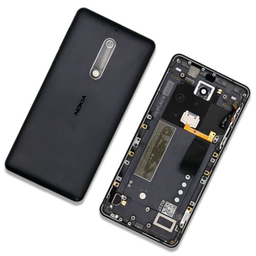 Rear Cover For Nokia 5 Housing Shell Panel Assembly Black Replacement Battery