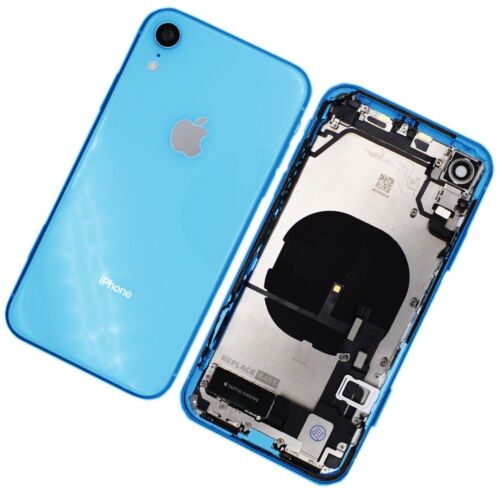 Back Housing Original Pull Reclaimed For iPhone XR Blue Replacement Grade A