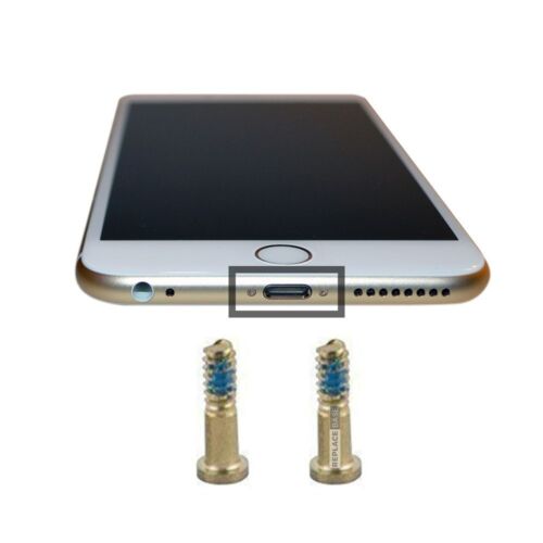 Dock For Apple iPhone 6+ Gold Replacement Bottom Pentalobe Repair Screw Set Kit