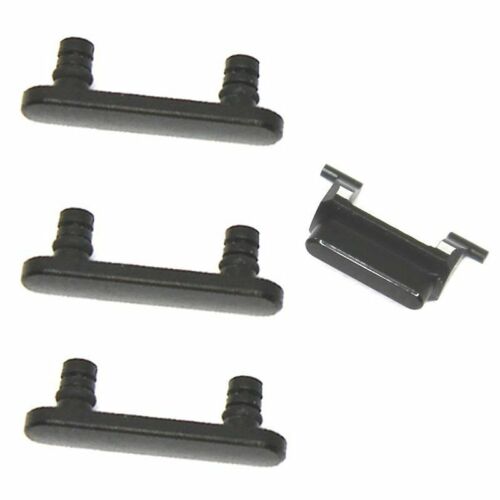 Buttons Set For Apple iPhone 7 8 Black Replacement Parts With Rubber Spacers