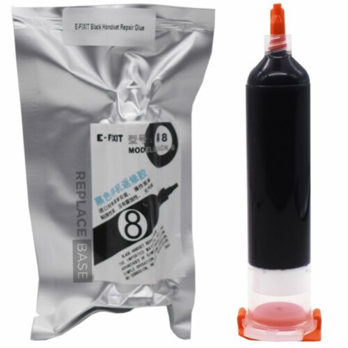 E-Fixit Fast Structural Cold Glue For Frame Glass Phone iPad Repair 30ML Black