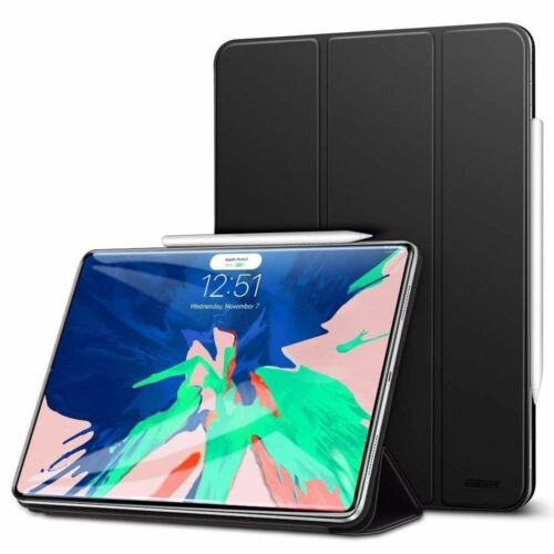 Smart Case For iPad Pro 11 2018 Black ESR Magnetic Pencil Sleep Wake Cover