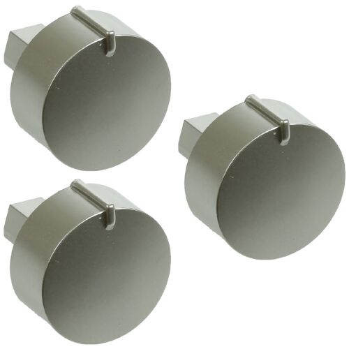 3 x Diplomat ADP4830 ADP3340 Silver Main Oven Grill Hob Cooker Control Knobs