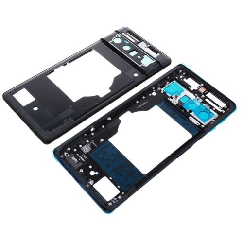 Middle Frame Bezel Assembly Black For Google Pixel 6 Pro Replacement Repair