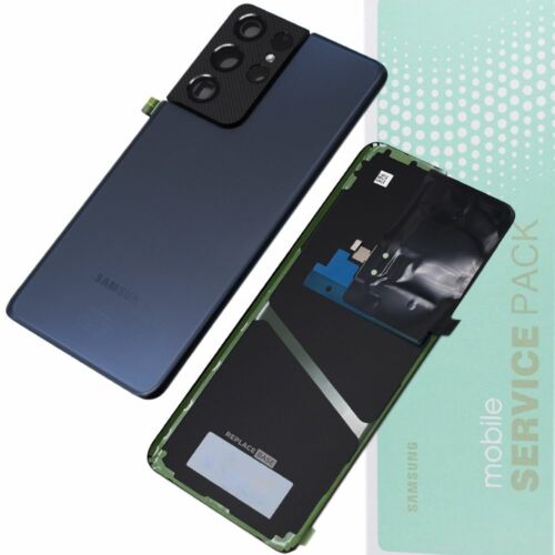 Battery Cover For Samsung Galaxy S21 Ultra G998 Replacement Service Pack Navy