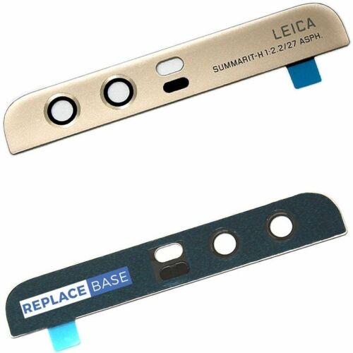 Camera Lens Protector For Huawei P10 Gold Replacement Dual Glass & Adhesive