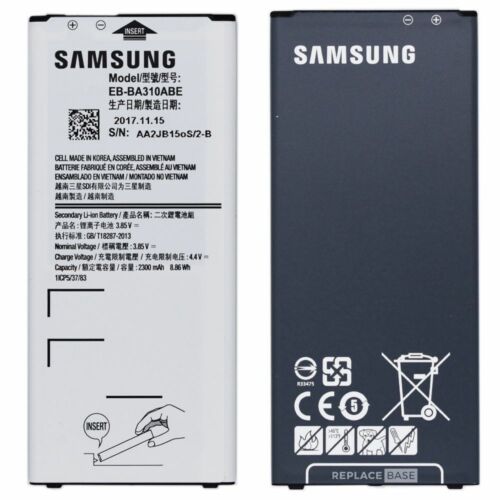 Battery For Samsung Galaxy A3 2016 2300mAh Replacement Internal Service Pack