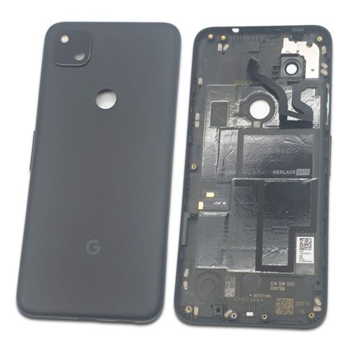 Original Battery Cover For Google Pixel 4a Replacement Rear Case Just Black