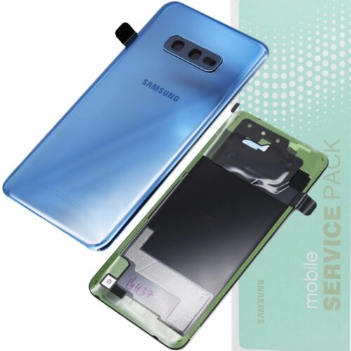 Battery Cover For Samsung S10E G970 Replacement Genuine Service Pack Case Blue