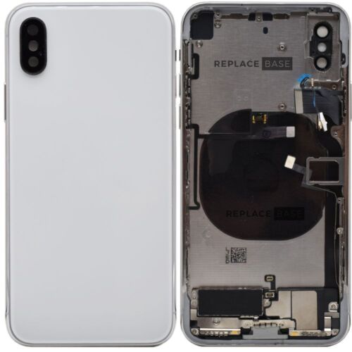 Rear Housing For Apple iPhone X Back Panel Assembly With Parts Components White