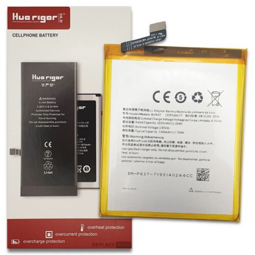 Huarigor Premium Internal Battery For OnePlus 5 5T BLP637 Replacement 3300mAh