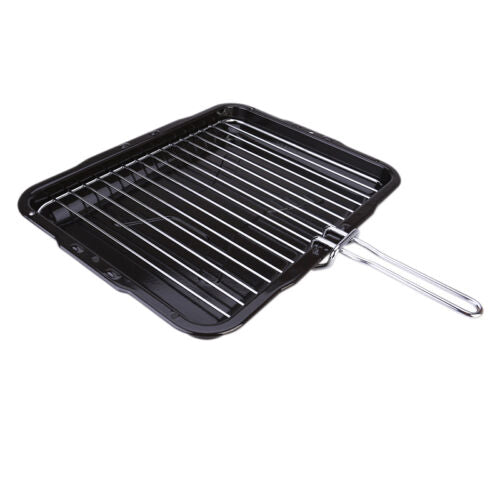 Universal Cooker Oven Grill Pan Assembly With Rack & Handle 386mm x 300mm