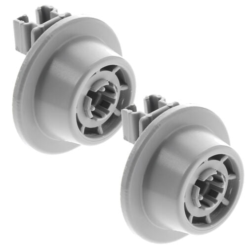 2 x Lower Basket Runner Roller Wheel For Siemens Dishwashers SX45 SX55 SX56 SX58