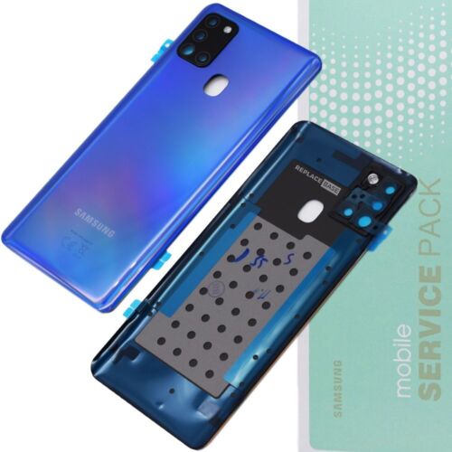 Battery Cover For Samsung Galaxy A21s A217 Replacement Service Pack Case Blue