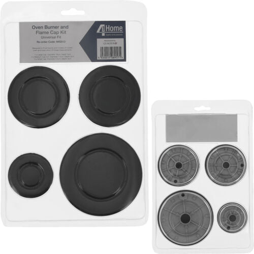 Gas Hob Burner Cap & Flame Crown Set for UNIVERSAL Cookers All Sizes 55 - 100mm