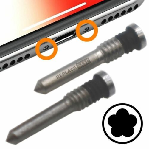 Pentalobe Screw Kit For Apple iPhone XR Silver Replacement Bottom Set Repair