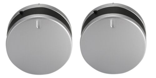 2 x Oven Selector Switch Knob Silver For Belling/Stoves LAM3200, LAM3204