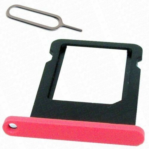 SIM Tray For Apple iPhone 5c Eject Pin Pink Replacement Card Slot Holder Part