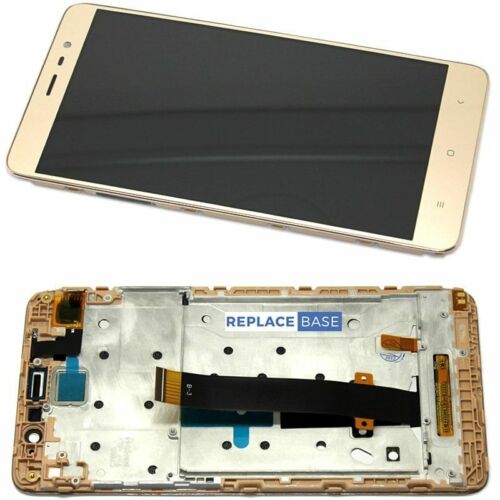 LCD Screen For Xiaomi Redmi Note 3 Gold Replacement Frame Digitizer Assembly